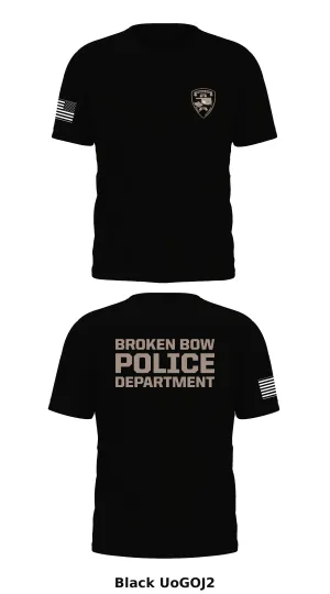 Broken Bow police department  Store 1 Core Men's SS Performance Tee - UoGOJ2