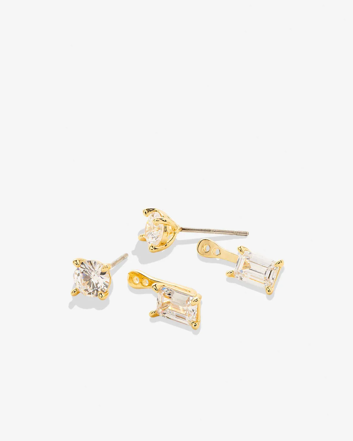 Bryan Anthony's Beautifully Broken Emerald Cut Ear Jackets
