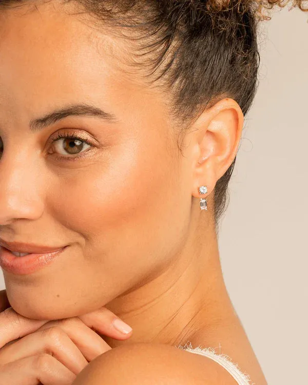 Bryan Anthony's Beautifully Broken Emerald Cut Ear Jackets