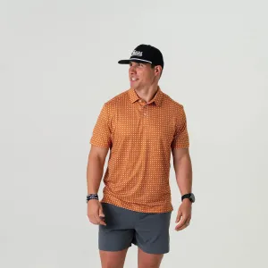 Burlebo Texas Orange Performance Polo