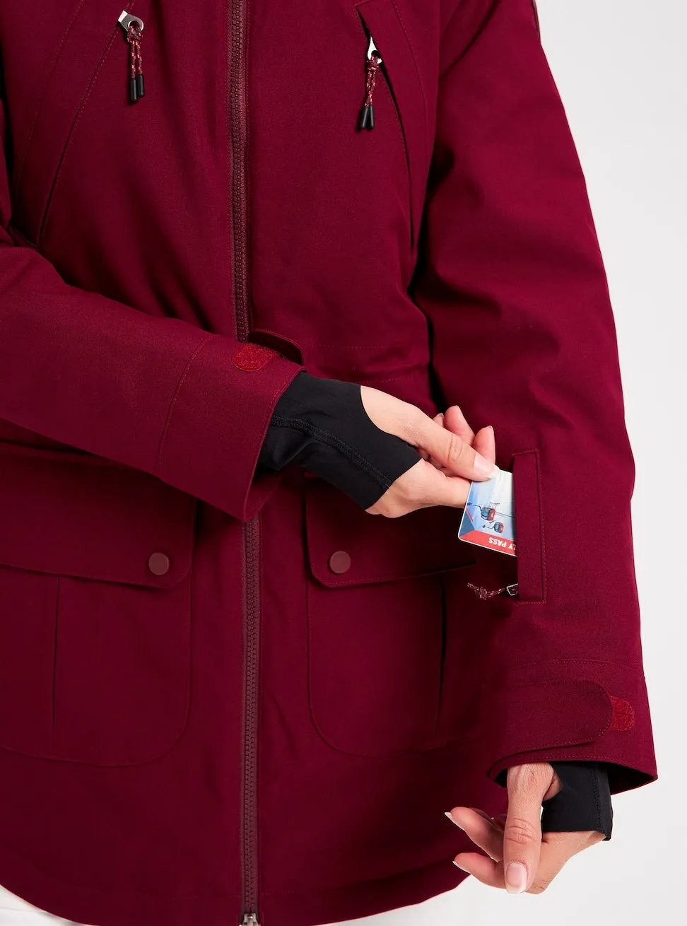 Burton Prowess Womens Jacket Mulled Berry