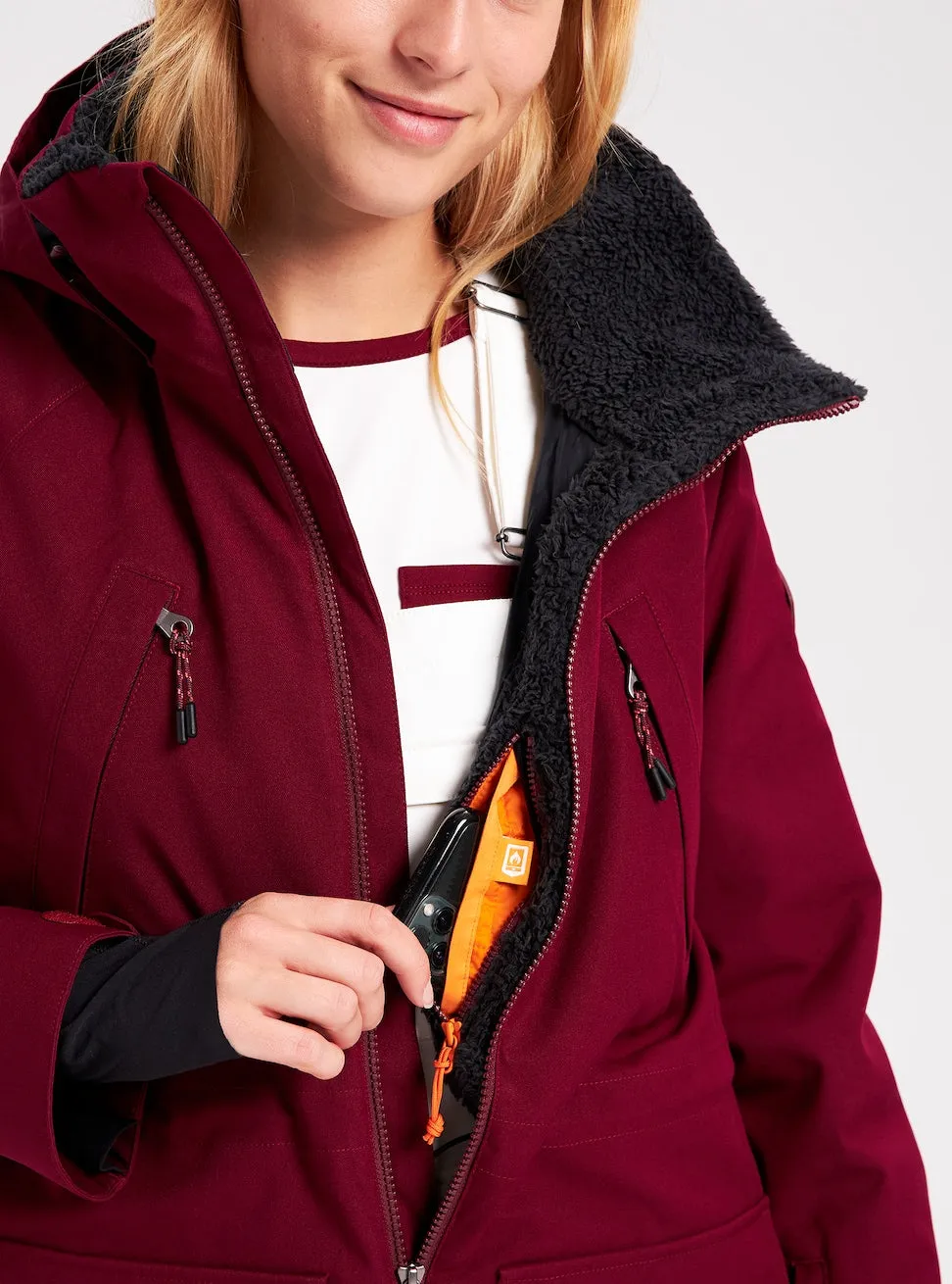 Burton Prowess Womens Jacket Mulled Berry