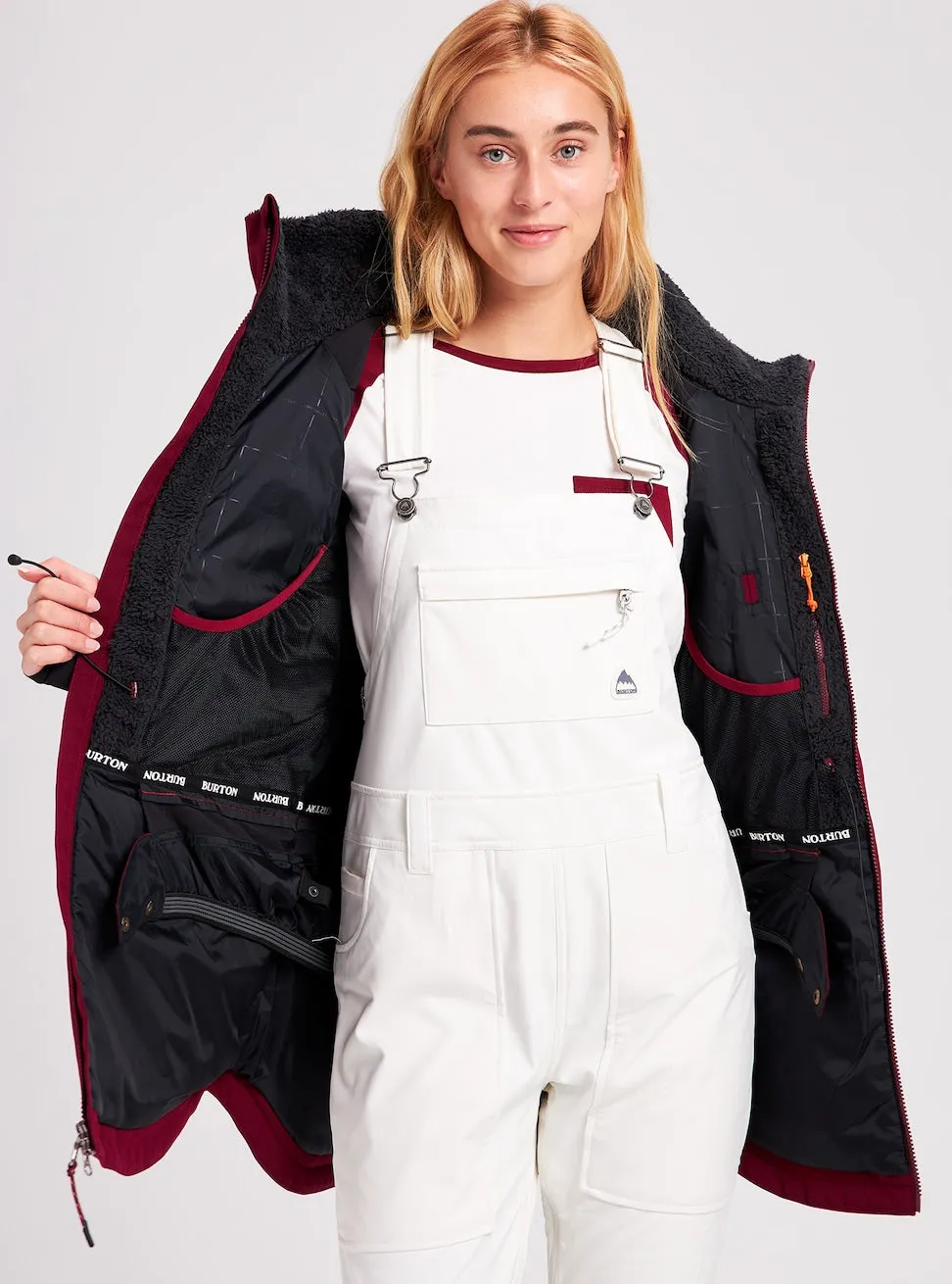 Burton Prowess Womens Jacket Mulled Berry