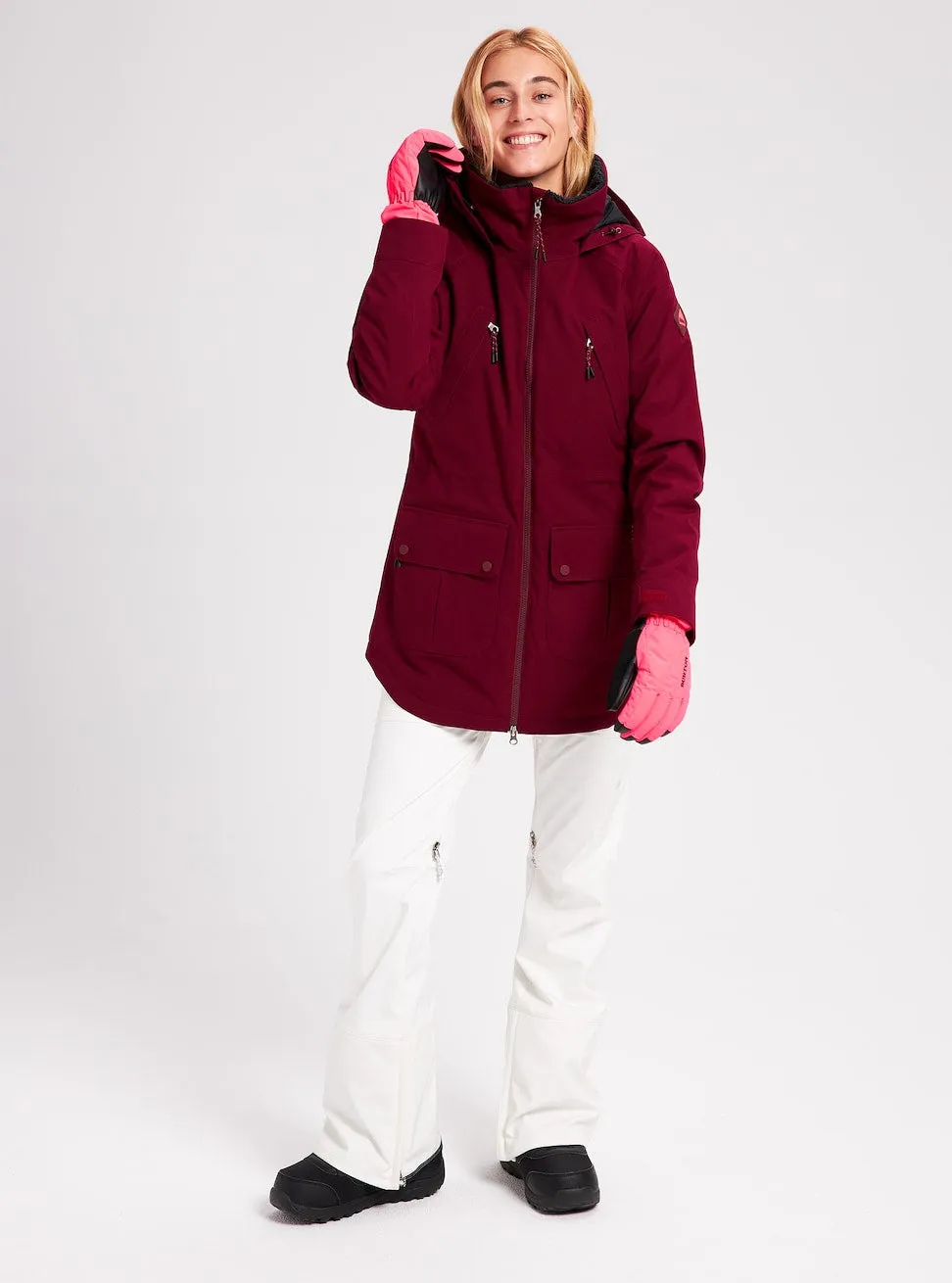 Burton Prowess Womens Jacket Mulled Berry