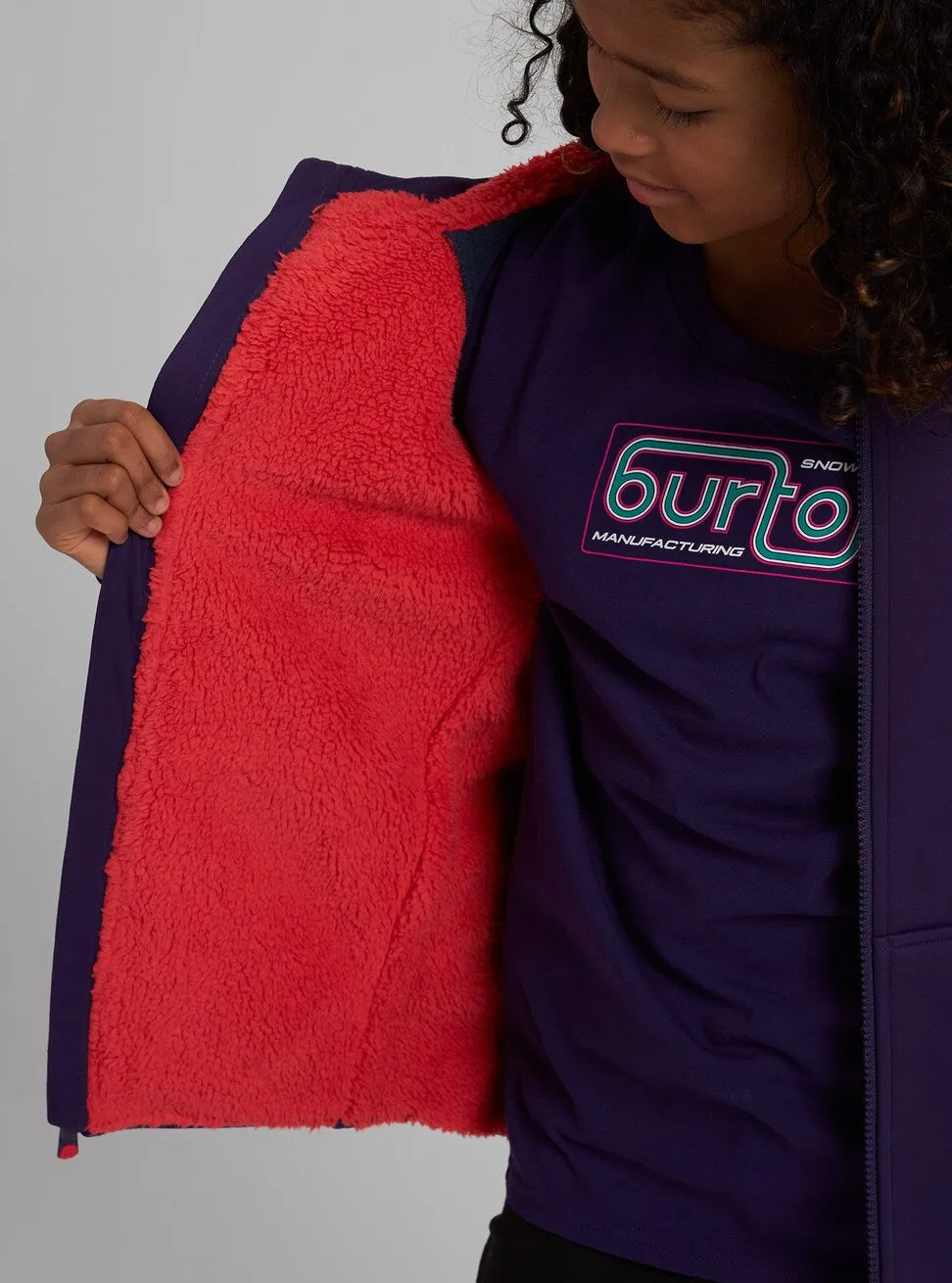 Burton Youth Crown Weatherproof Full-Zip Sherpa Fleece