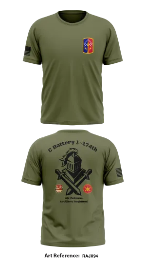 C Battery 1-174th Air Defense Artillery Regiment  Store 1 Core Men's SS Performance Tee - RajX94