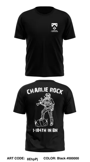 C Co 1-184th IN BN Store 1 Core Men's SS Performance Tee - 8EhpPj