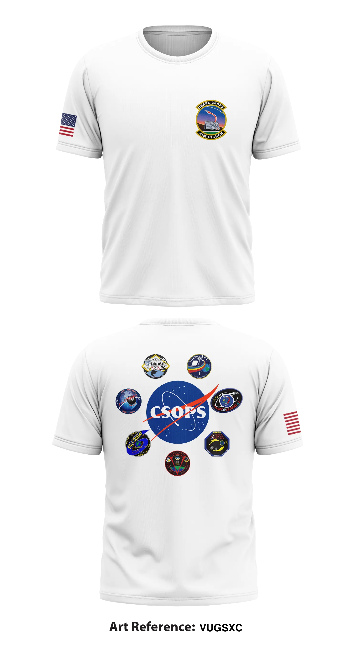 Cadet Space Operations Squadron (CSOPS) Store 1 Core Men's SS Performance Tee - vUGsxC