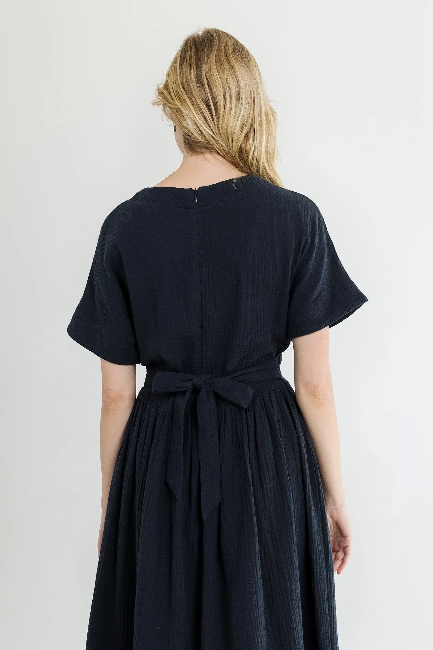 Calista Dress (Charcoal)