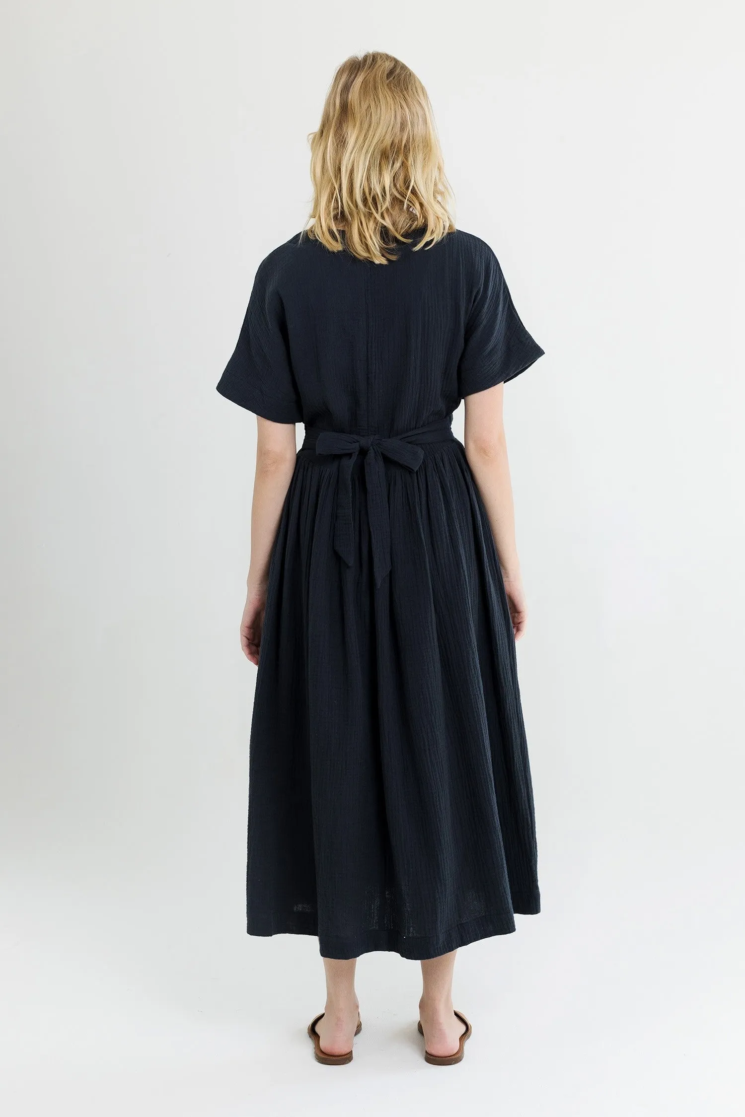 Calista Dress (Charcoal)