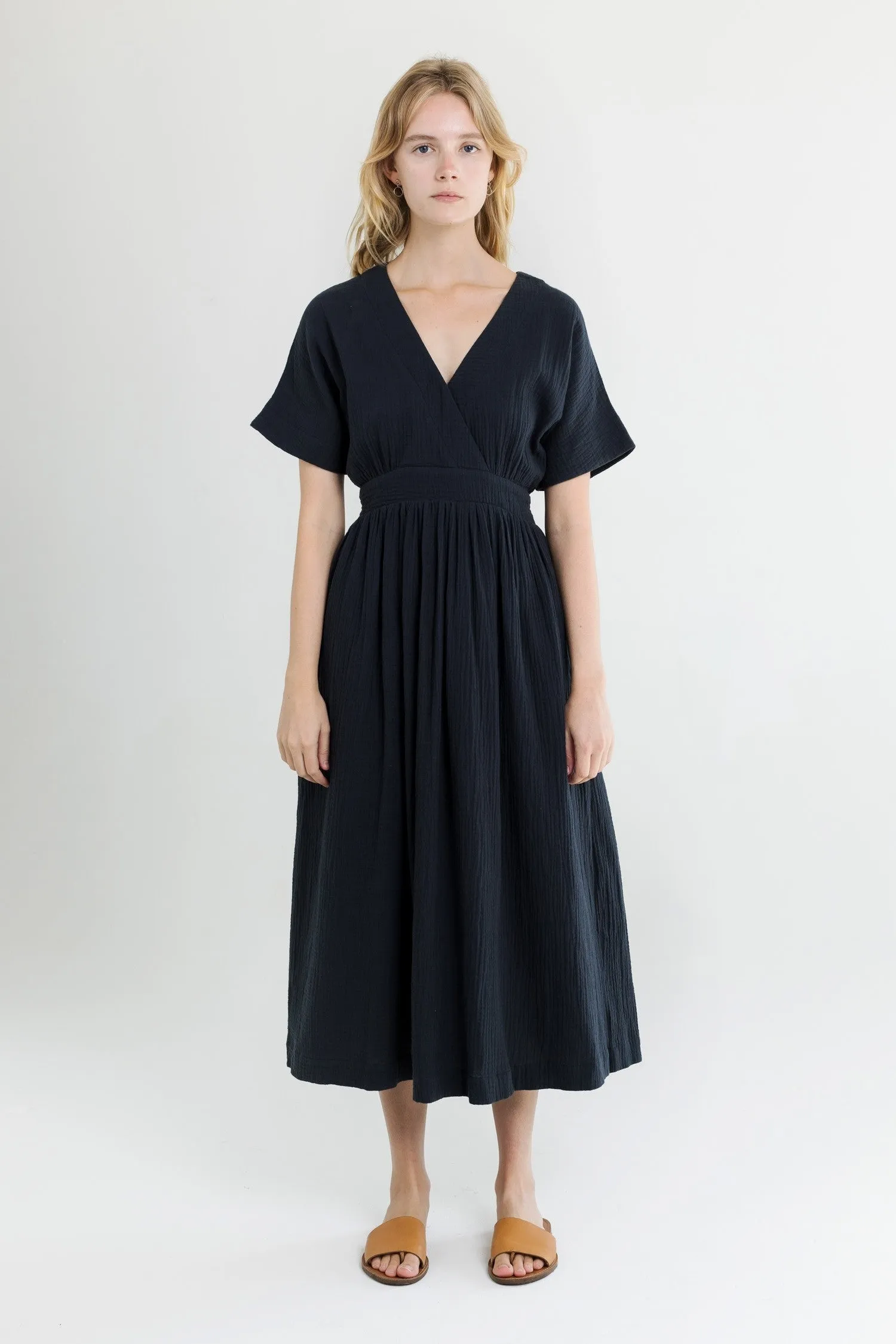Calista Dress (Charcoal)