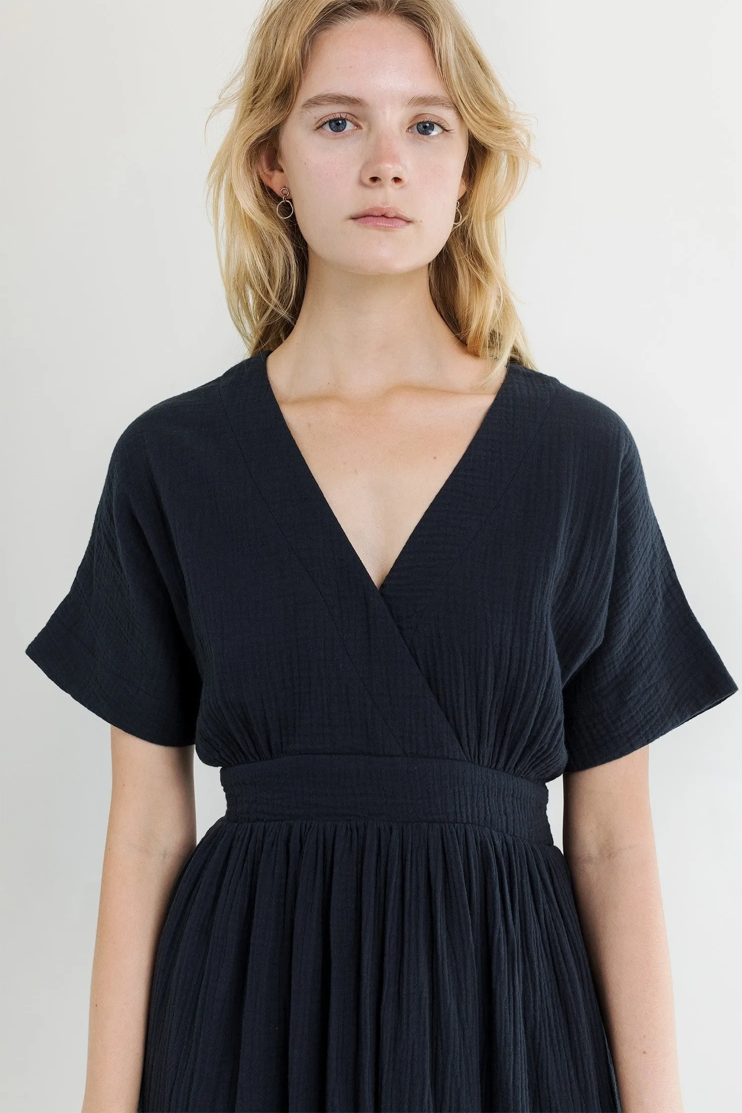 Calista Dress (Charcoal)