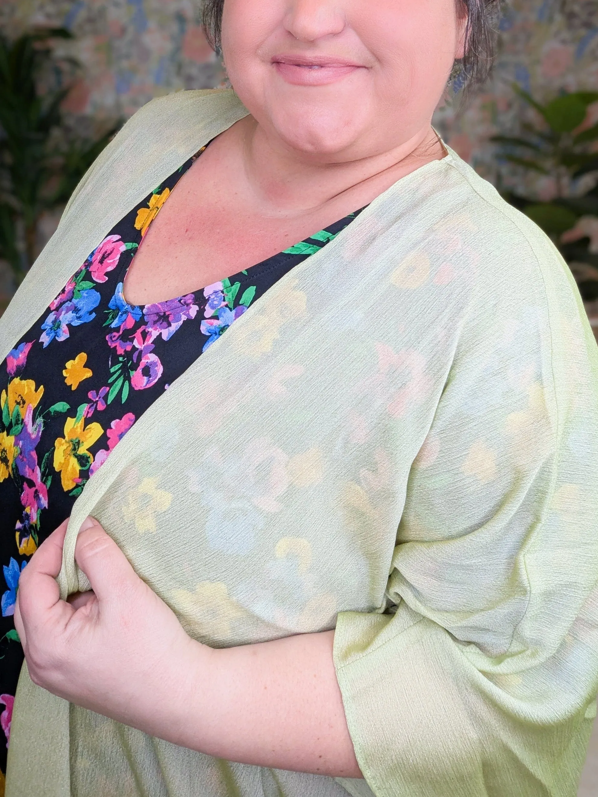 Camilla Solid Textured Lightweight Kimono (2 Colors)