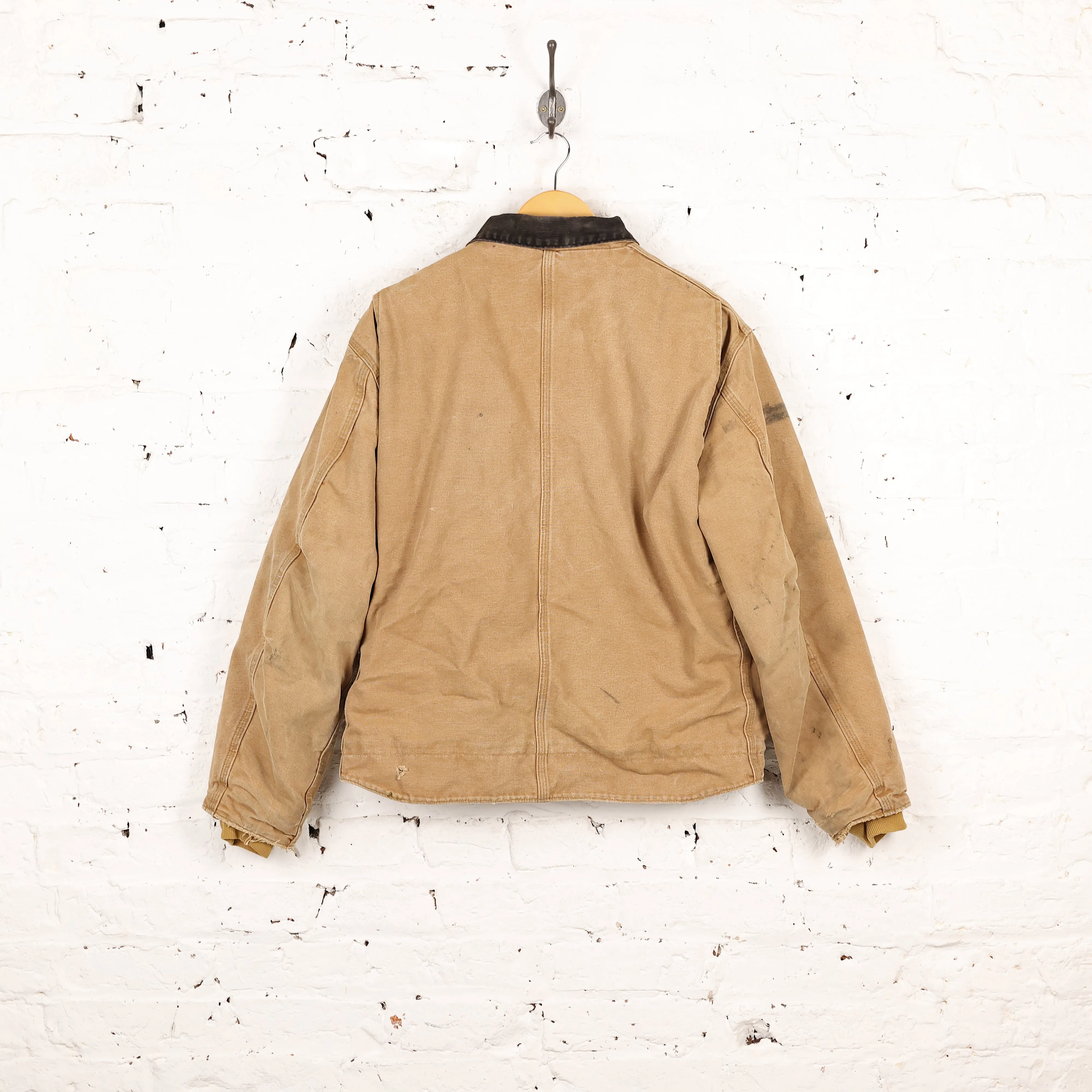 Carhartt Fleece Lined Detroit Work Jacket - Brown - M