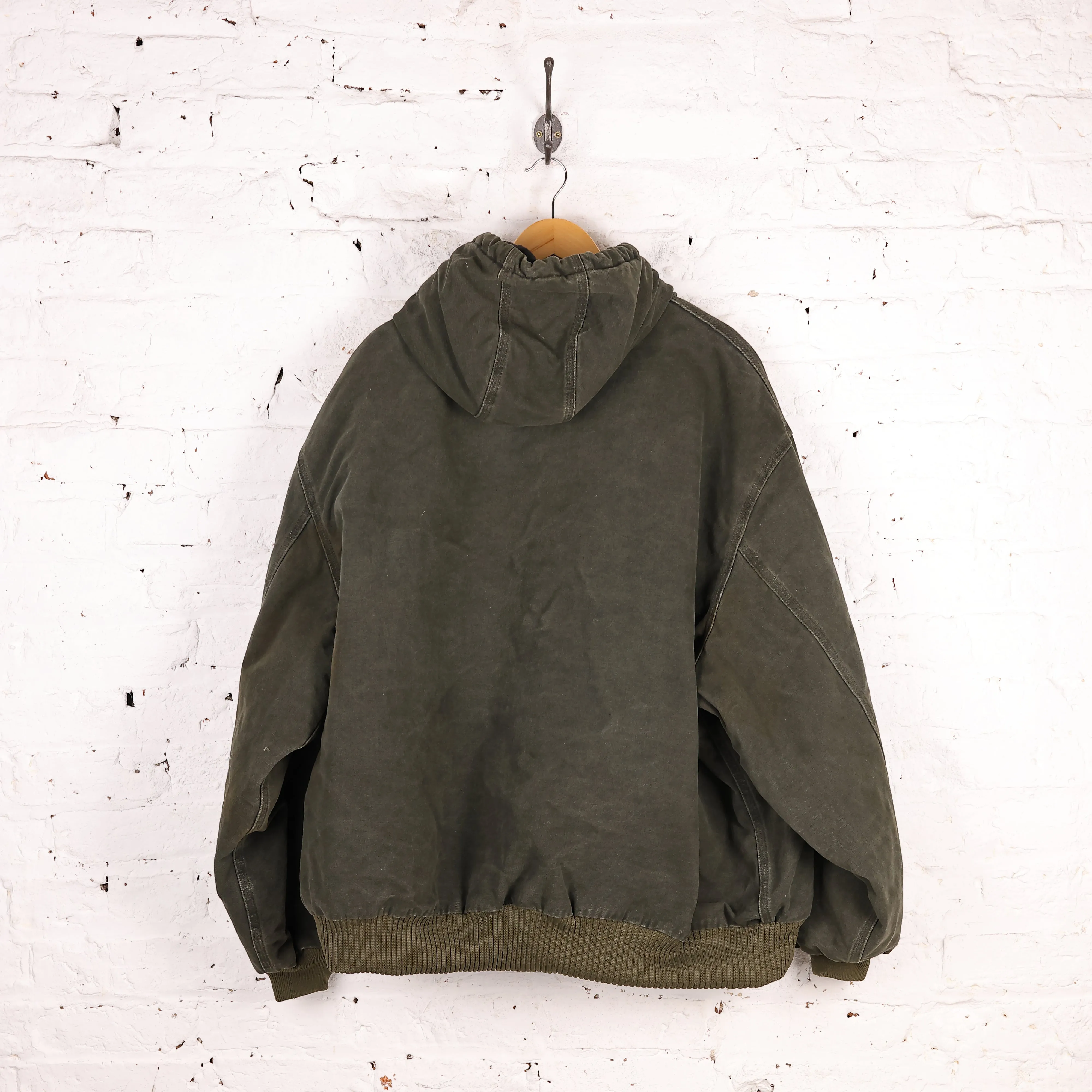 Carhartt Hooded Lined Work Jacket - Green - XXXXL