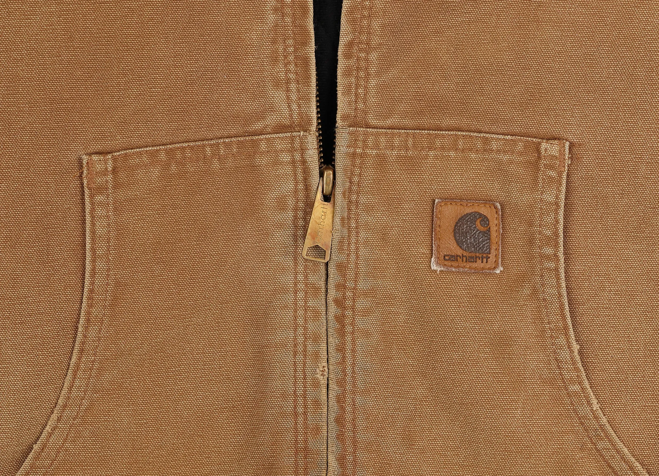 Carhartt Hooded Work Jacket - Brown - XS