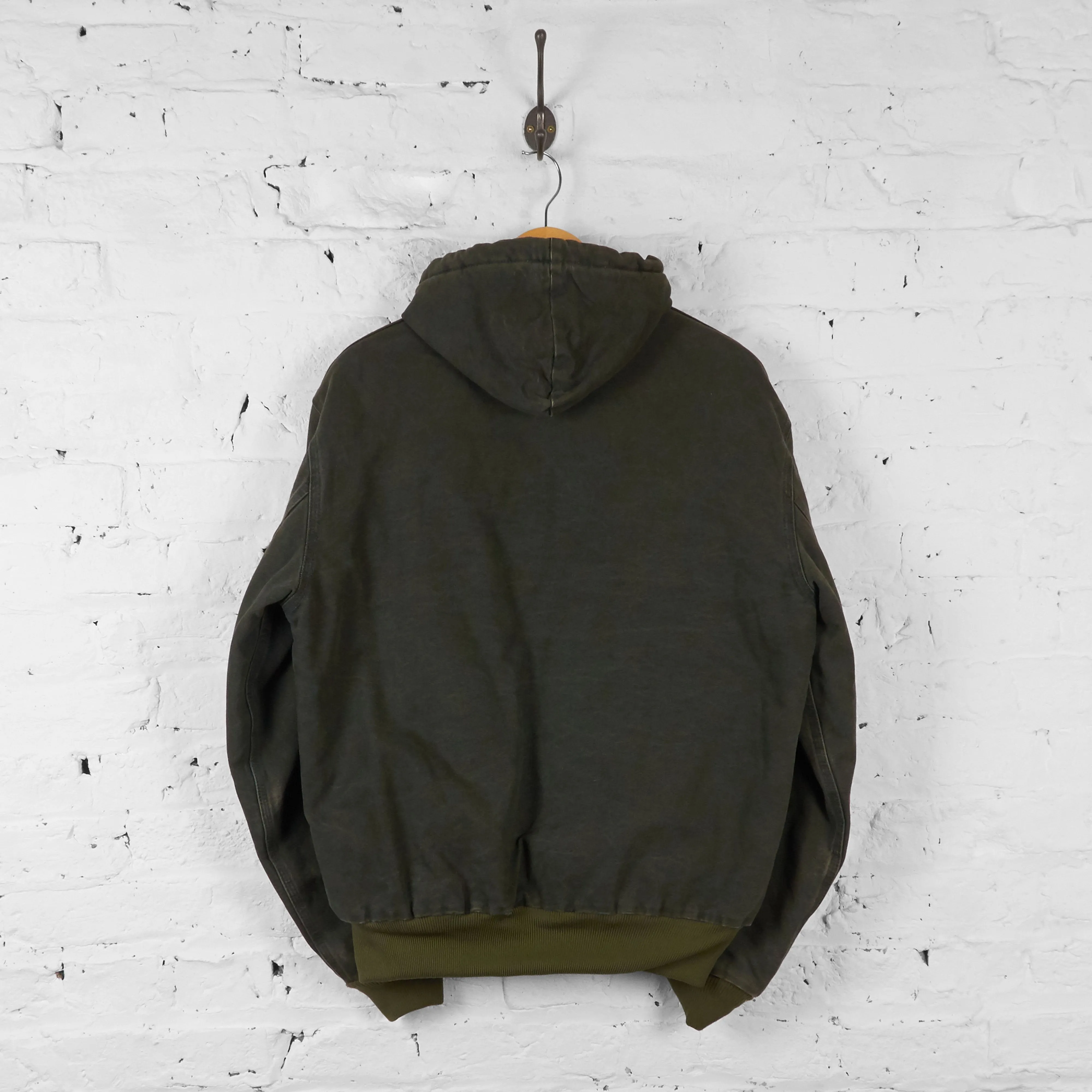 Carhartt Hooded Work Jacket - Green - M