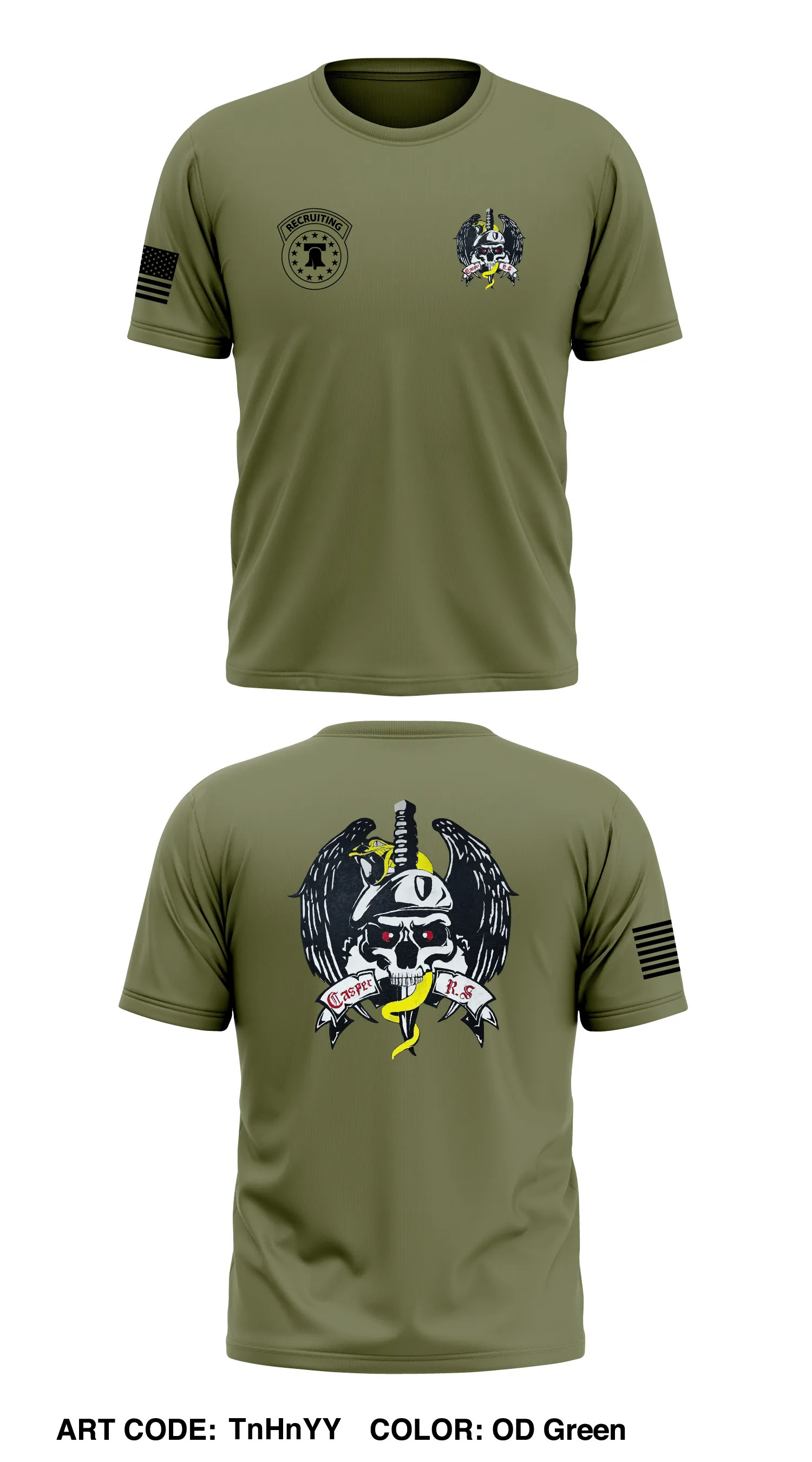 Casper Recruiting Station  Store 1 Core Men's SS Performance Tee - TnHnYY