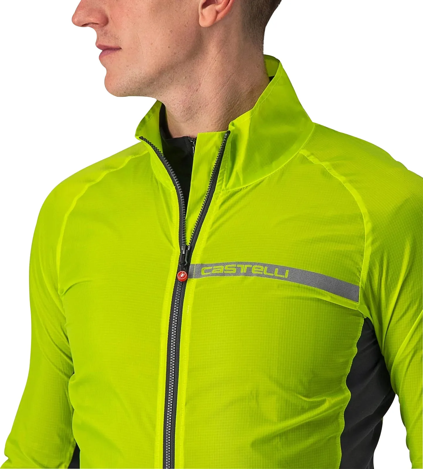 Castelli Squadra Stretch Mens Cycling Jacket - Green
