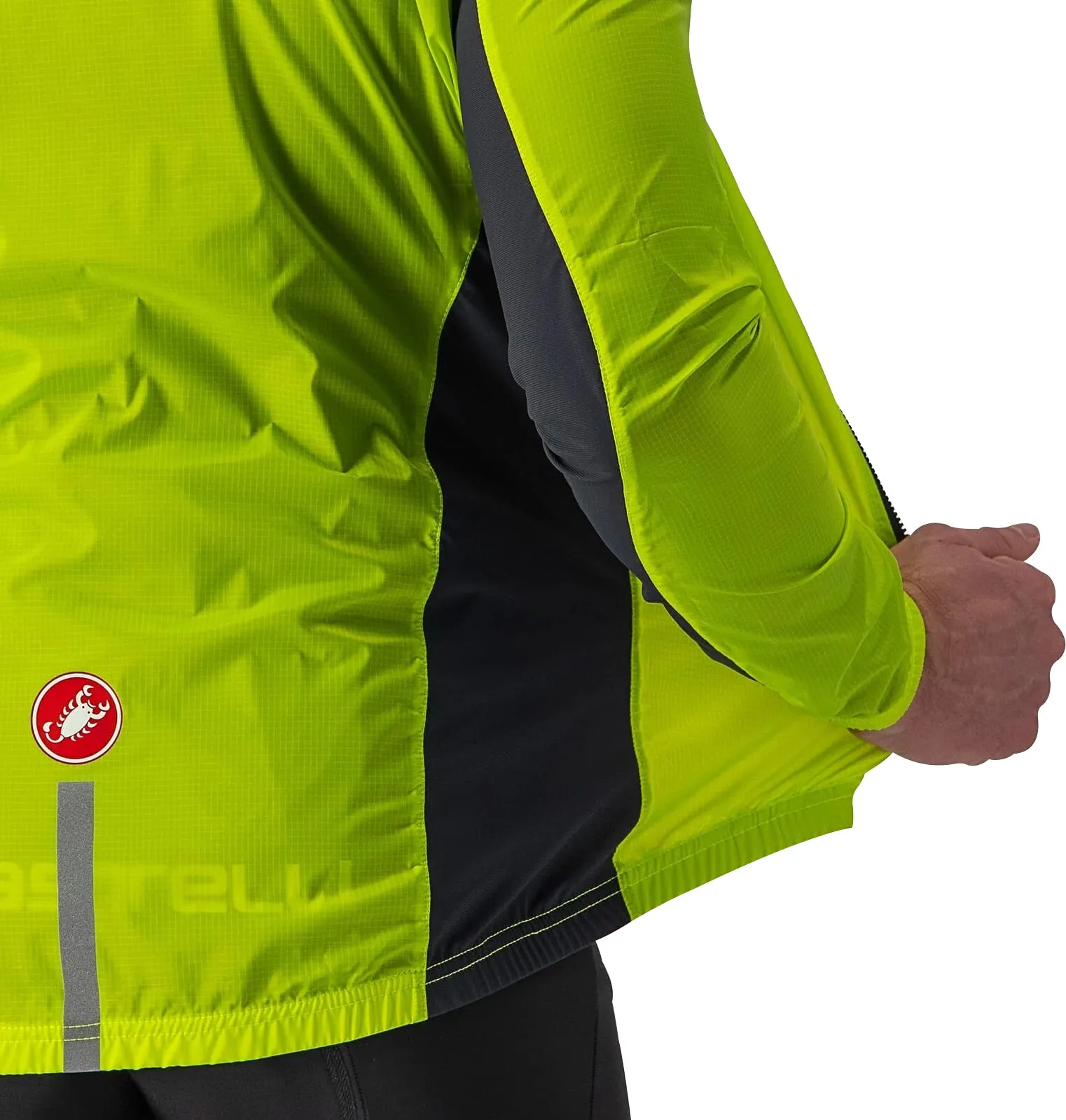 Castelli Squadra Stretch Mens Cycling Jacket - Green