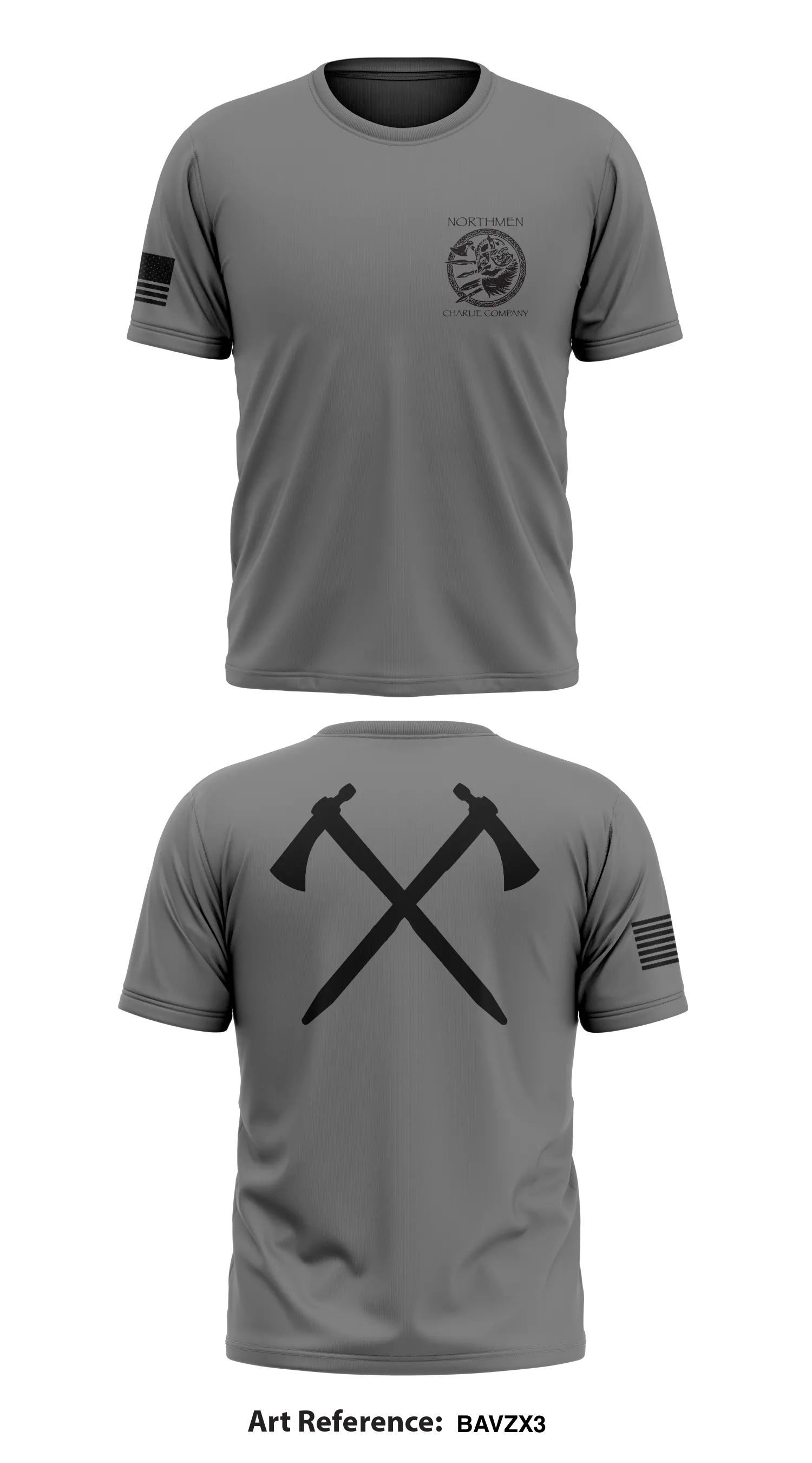Charlie company, 92nd CA BN Store 1 Core Men's SS Performance Tee - bavzX3