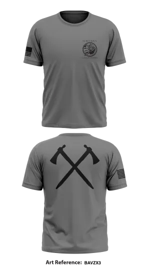 Charlie company, 92nd CA BN Store 1 Core Men's SS Performance Tee - bavzX3