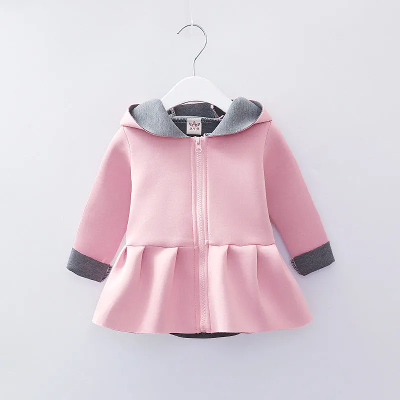 Charming Rabbit Ear Coat