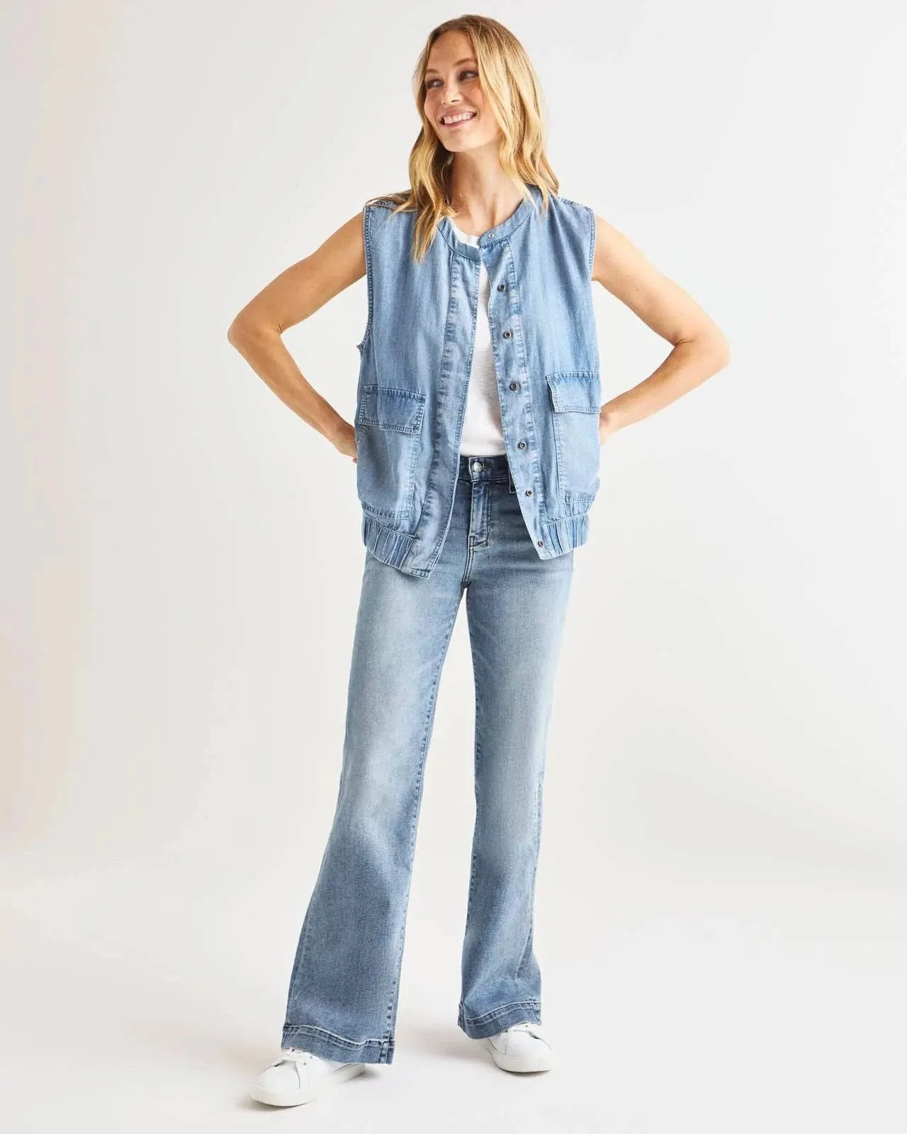 Chase Indigo Vest by Splendid | Indigo