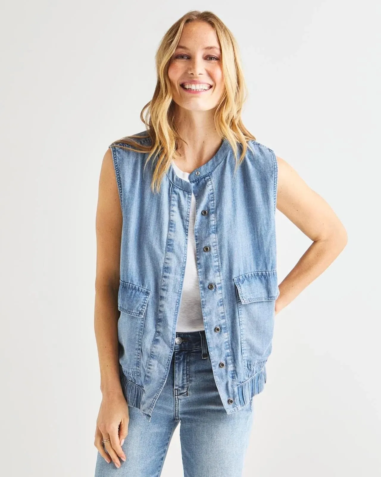Chase Indigo Vest by Splendid | Indigo