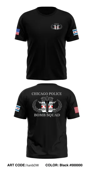 Chicago Bomb Squad Store 1 Core Men's SS Performance Tee - hanbDW