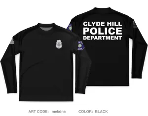 Clyde Hill Police Department Store 1 Core Men's LS Performance Tee - mekdna