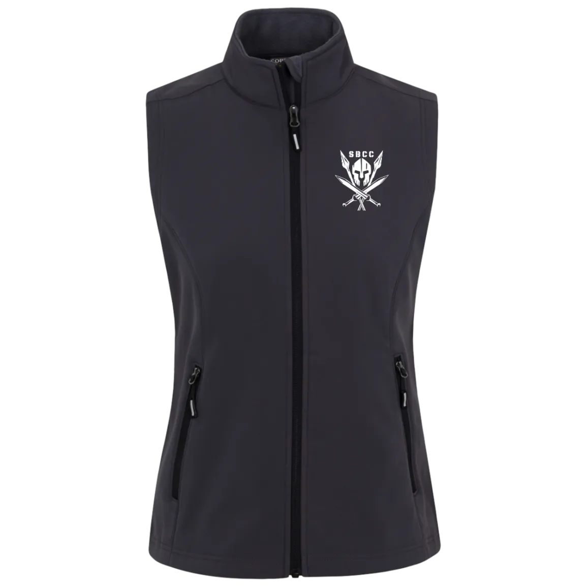 Coffee or Die Womens Cruise Two-Layer Fleece Bonded Soft Shell Vest