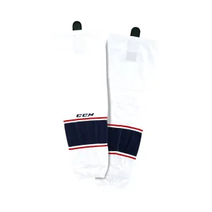 Columbus Blue Jackets Away CCM Quicklite 8000 Hockey Socks
