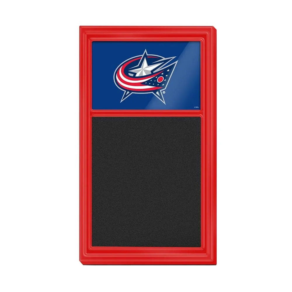 Columbus Blue Jackets: Chalk Note Board