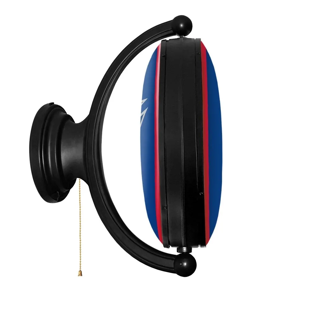 Columbus Blue Jackets: Original Oval Rotating Lighted Wall Sign