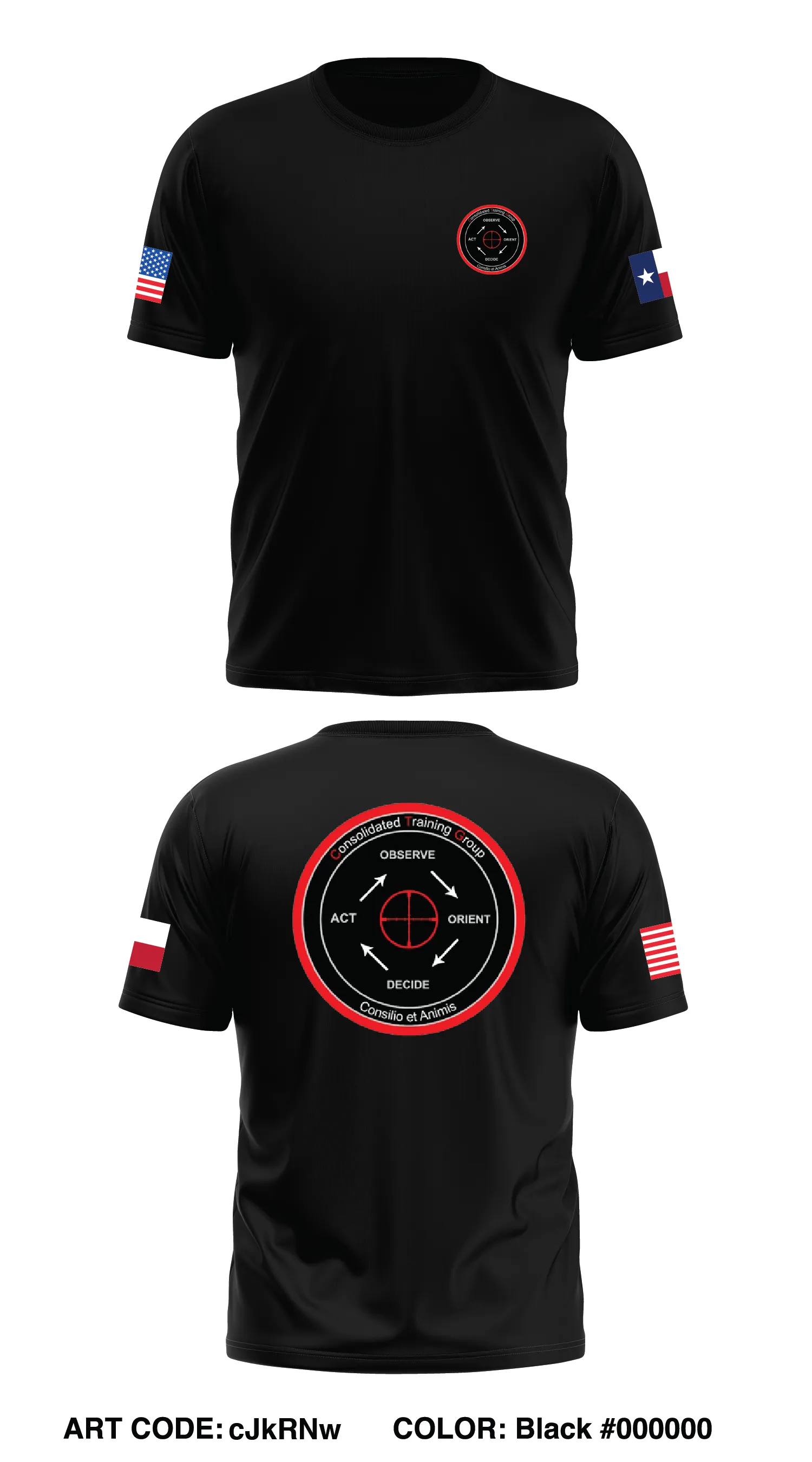 Consolidated Training Group  Store 1 Core Men's SS Performance Tee - cJkRNw