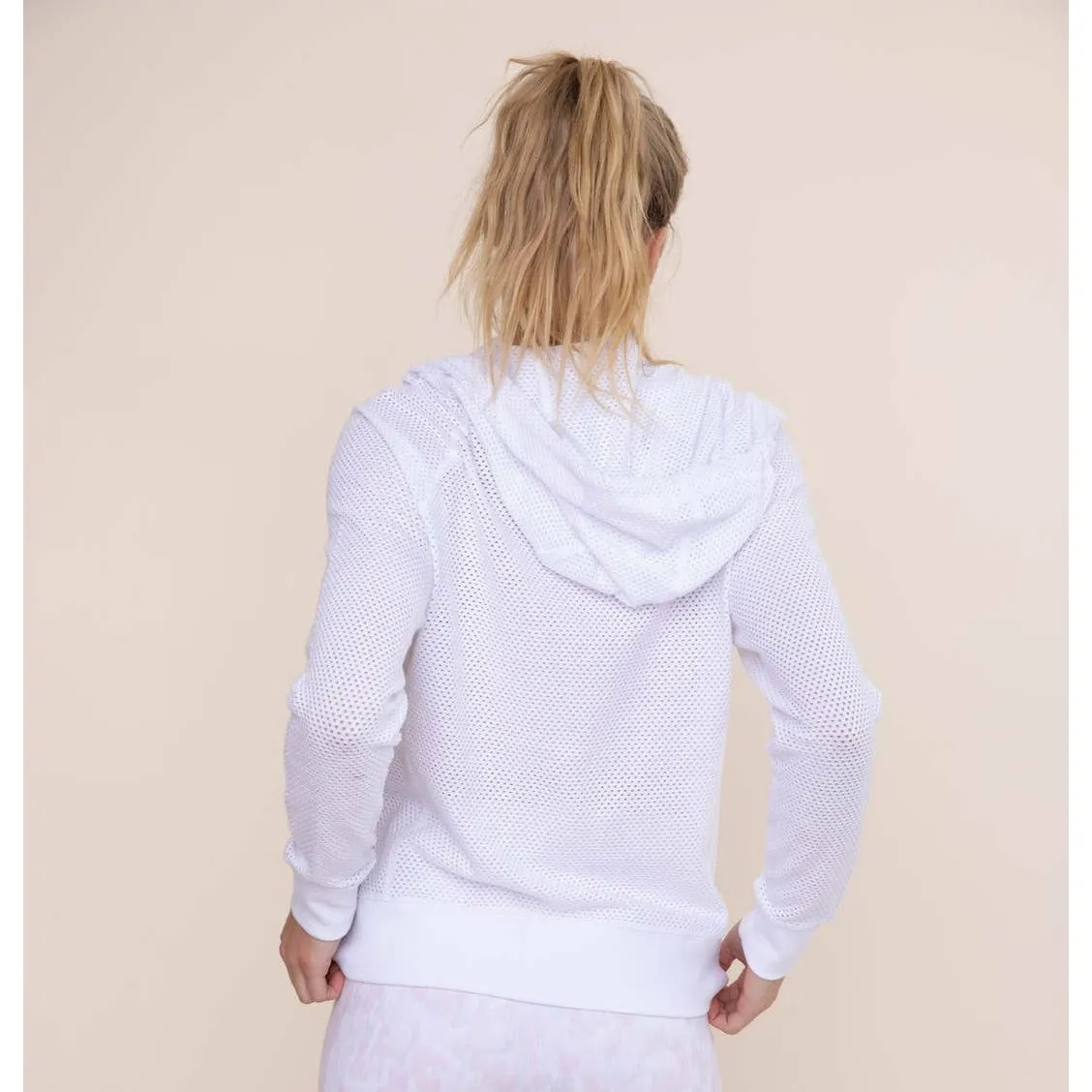 Cotton Mesh Hoodie