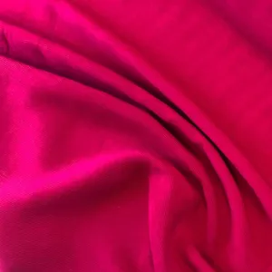 Crinkle Viscose - Cerise