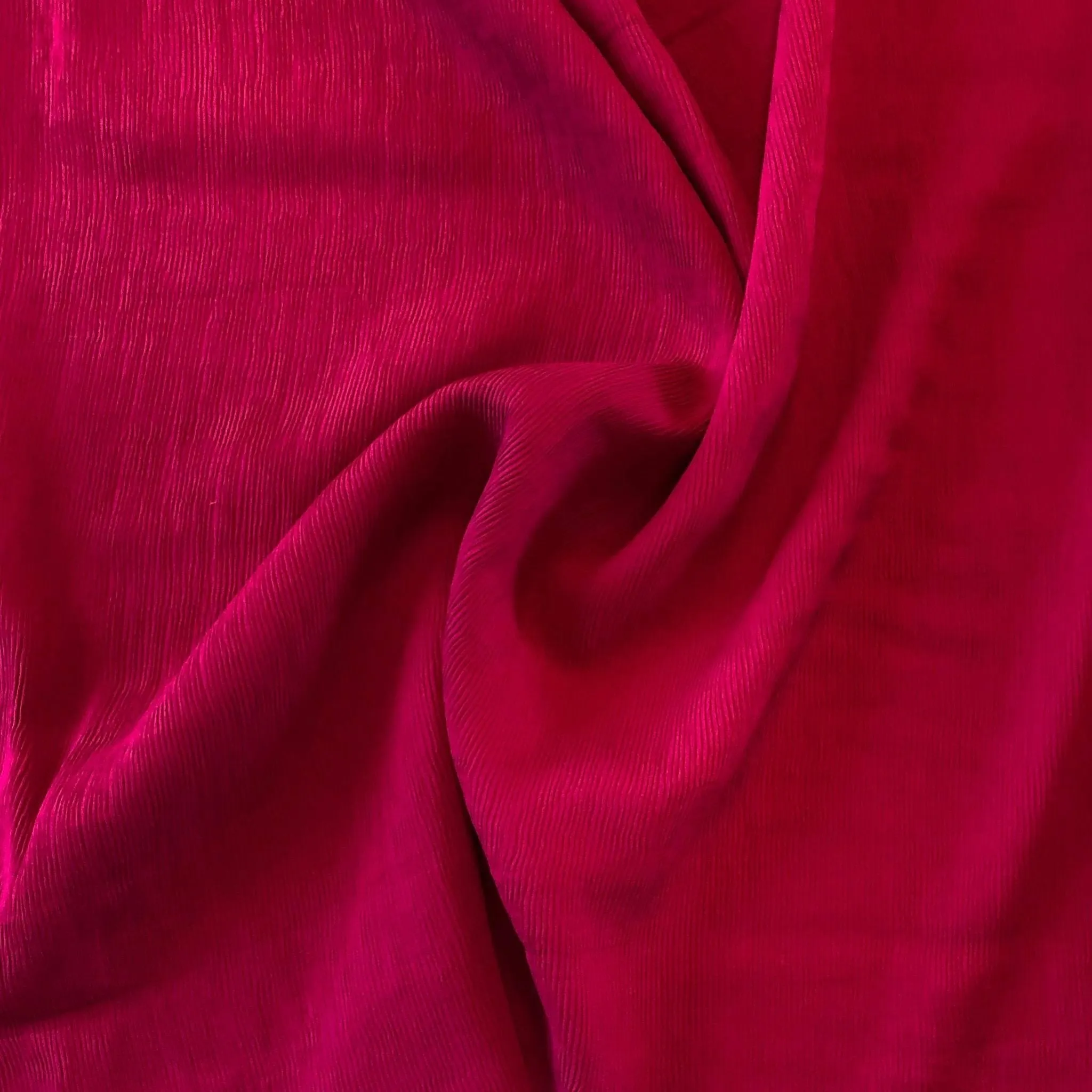 Crinkle Viscose - Cerise