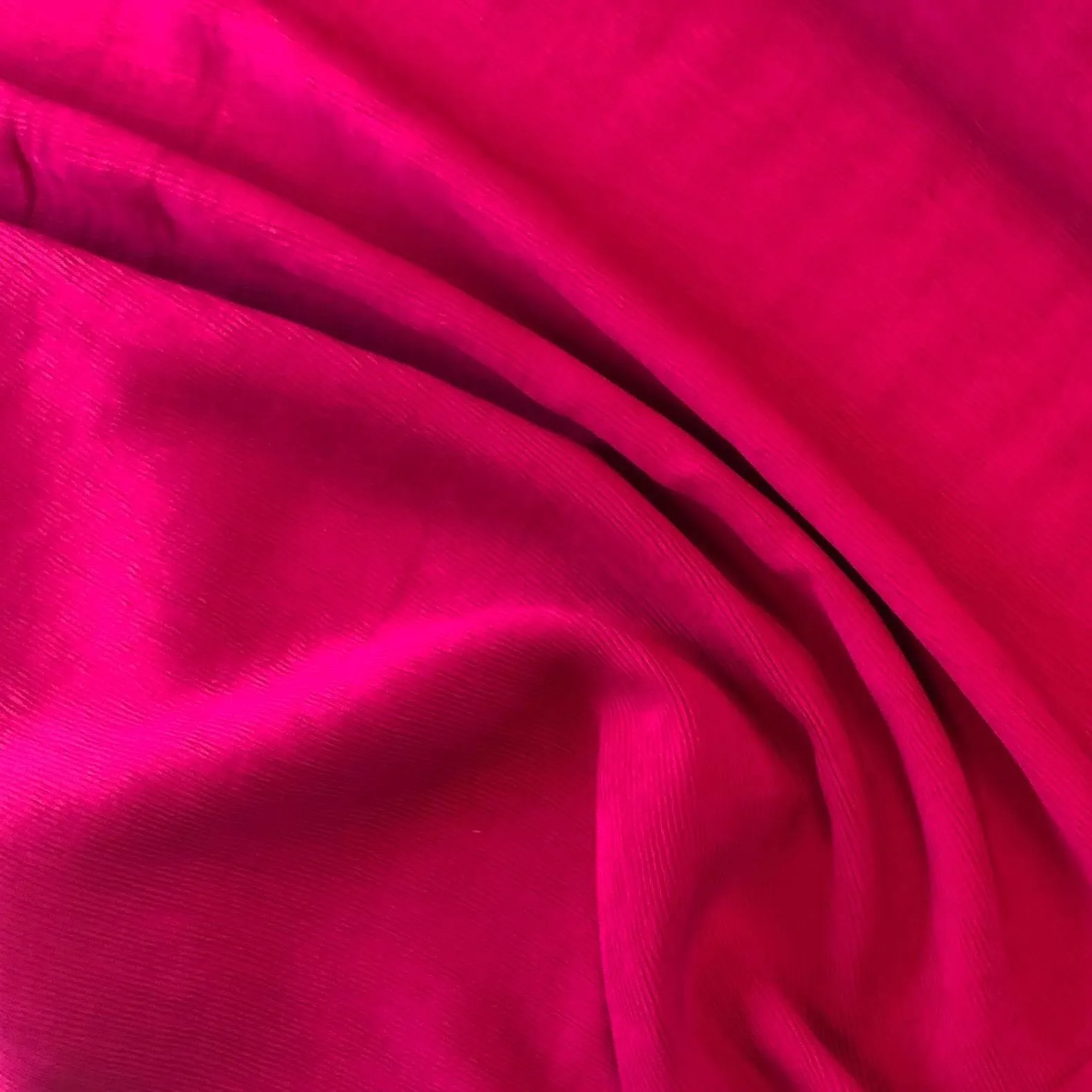 Crinkle Viscose - Cerise