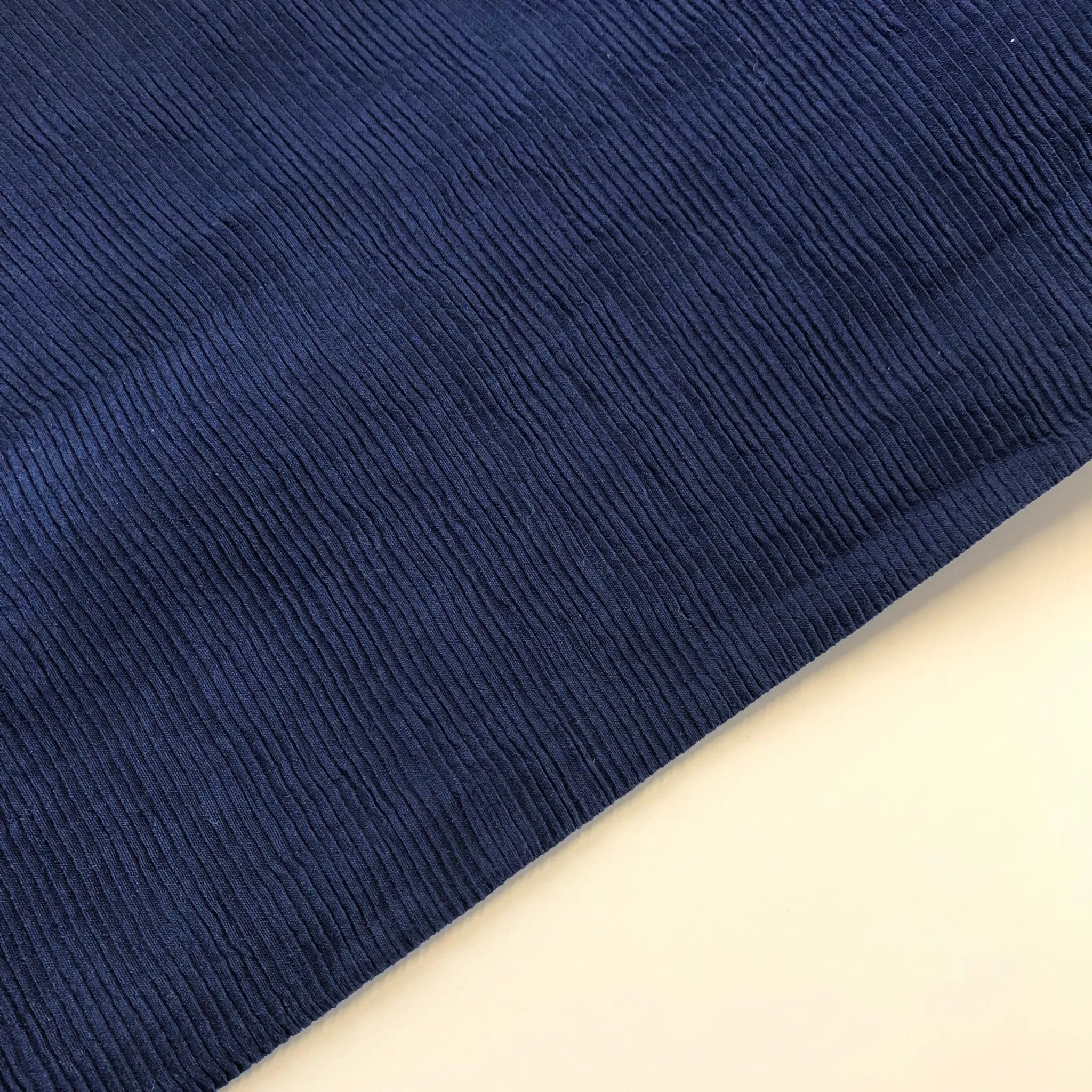 Crinkle Viscose - Navy
