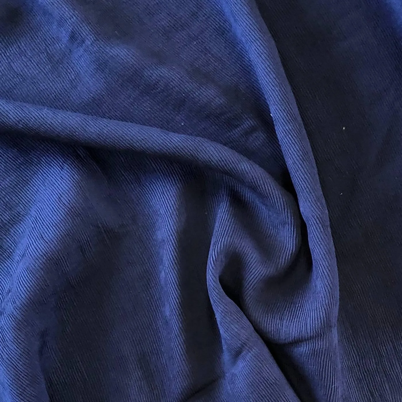 Crinkle Viscose - Navy