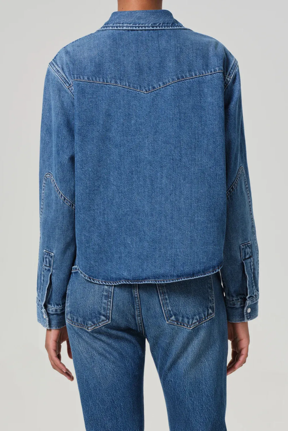 Cropped Western Shirt