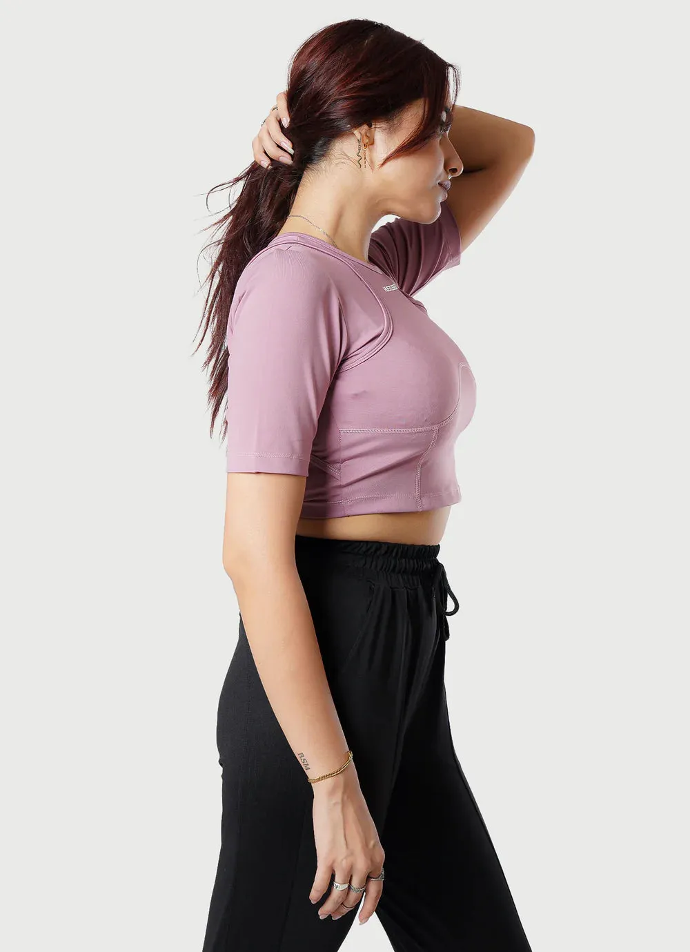 Crossover Croptop - Pink