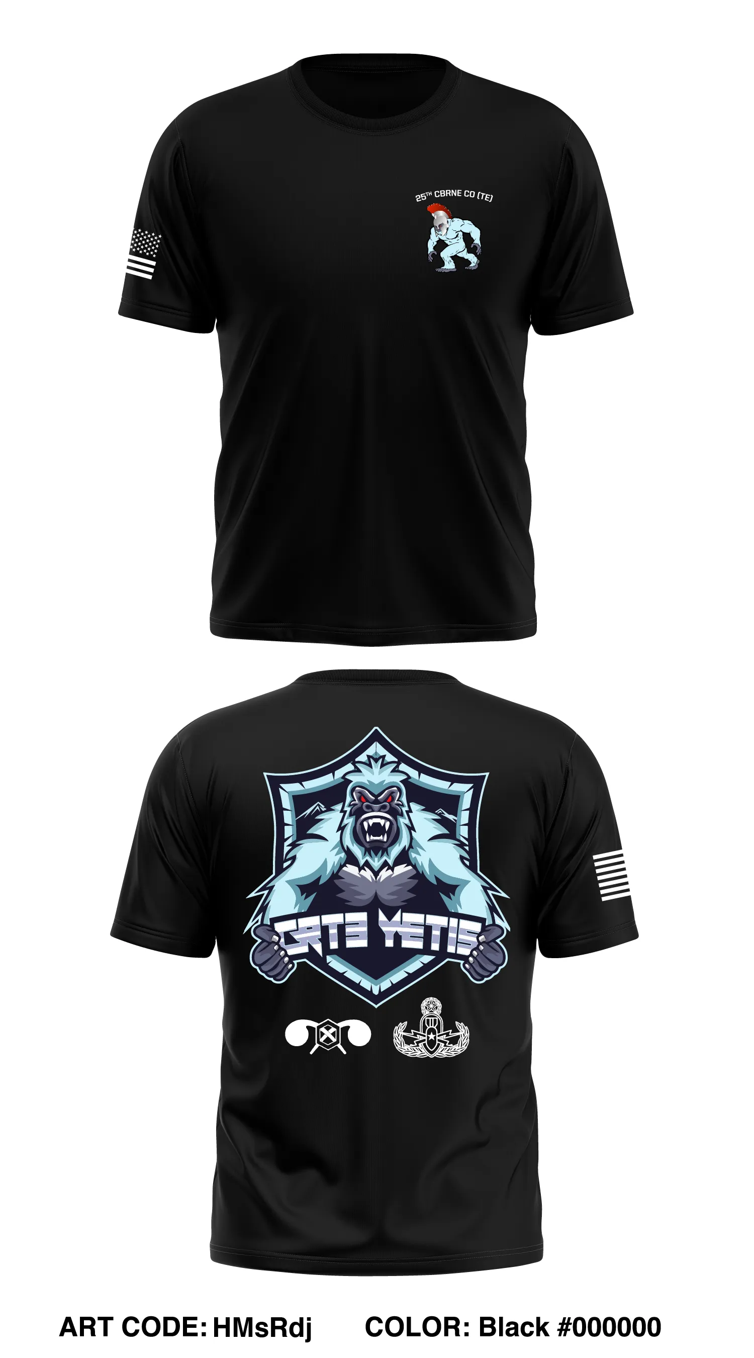CRT3, 25th CBRNE CO (TE) Store 1 Core Men's SS Performance Tee - HMsRdj