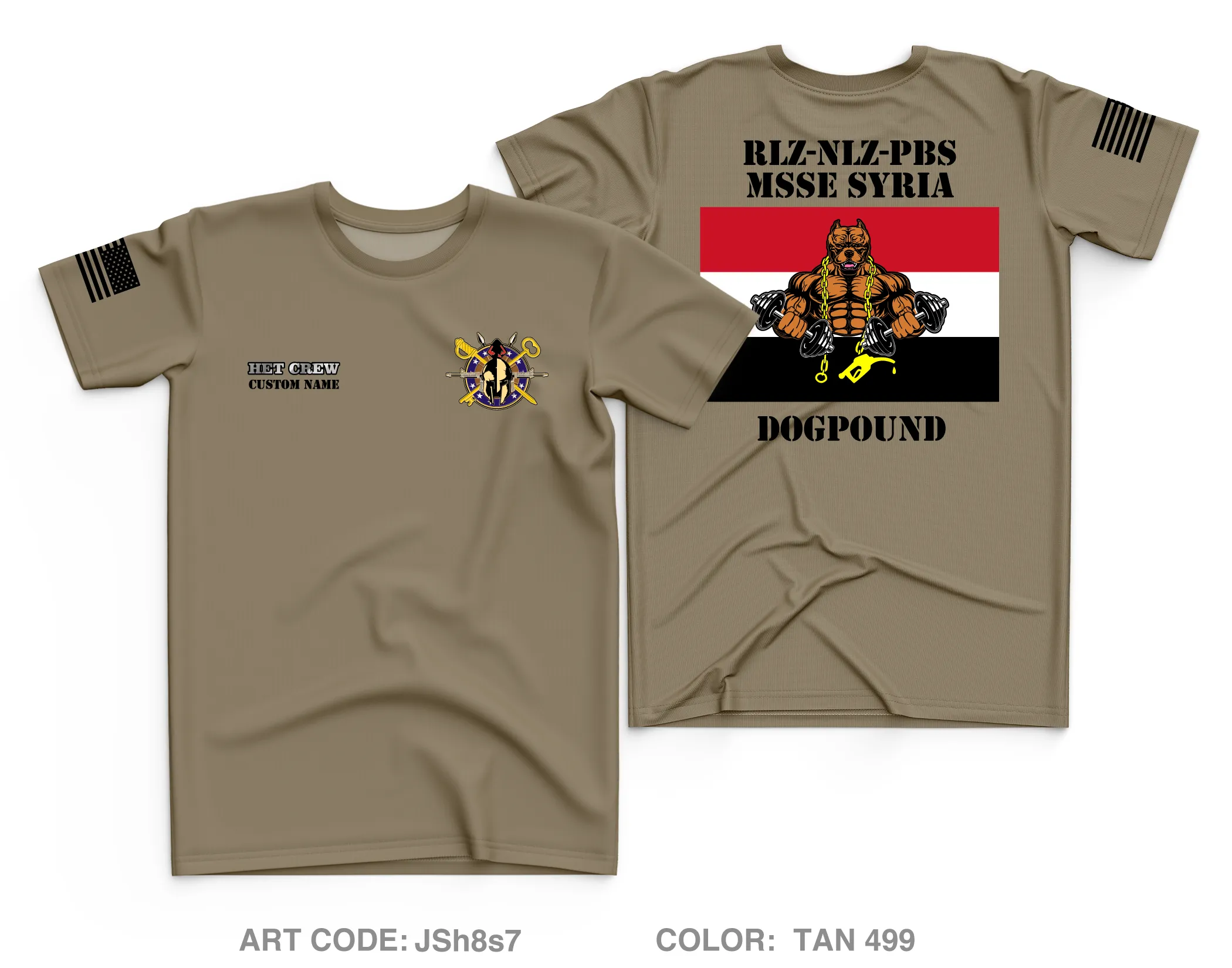 CUSTOM A CO. 68TH DSSB, 4DSB Core Men's SS Performance Tee - JSh8s7