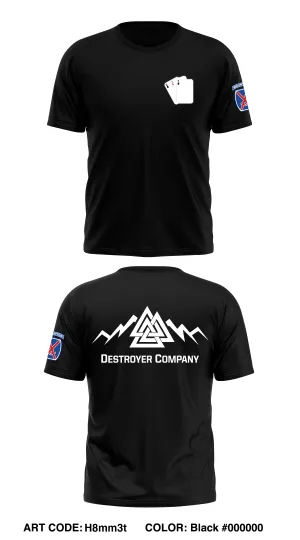 D Co 2-22 Core Men's SS Performance Tee - H8mm3t