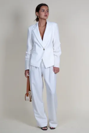 DEREK LAM | Flora Mixed Media Jacket - Soft White