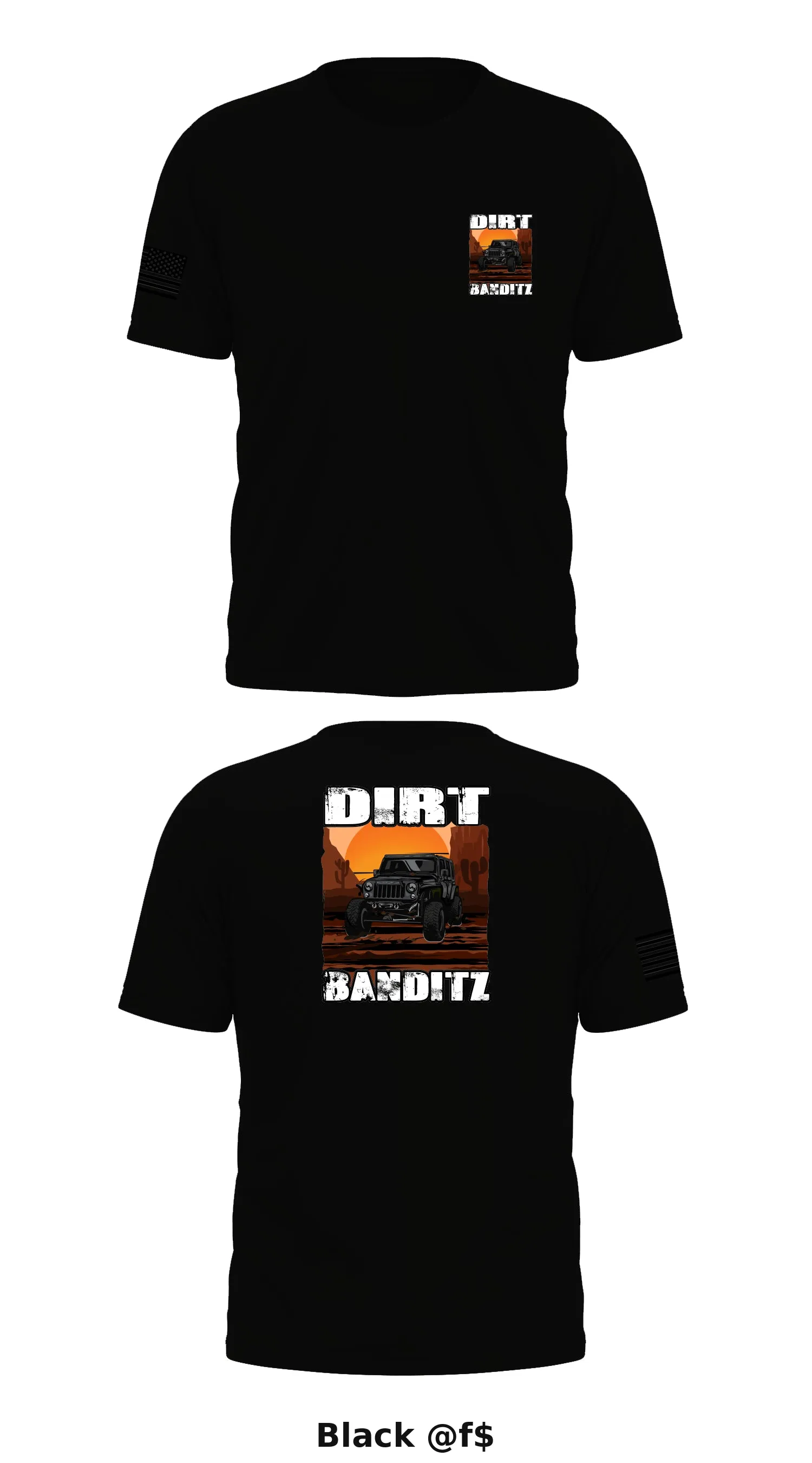 Dirt Banditz Store 1 Core Men's SS Performance Tee - @f$