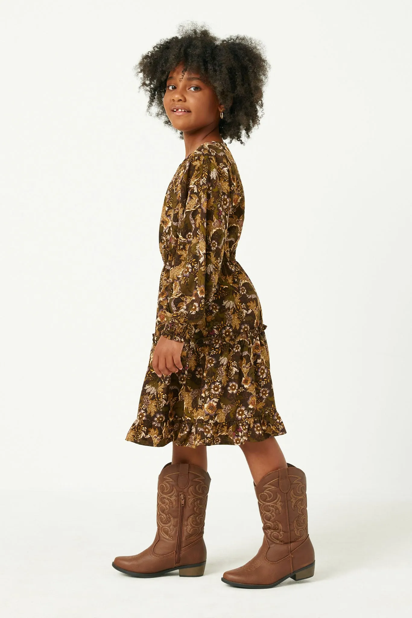 Dolman Sleeve Tiered Dress
